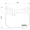 Pagid Brakes Disc Brake Pad, 355012551 355012551 - alternate 1